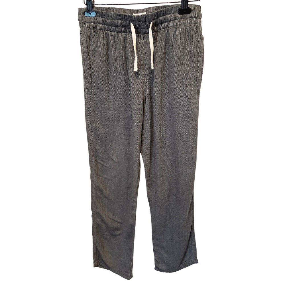 American Eagle AE Lounge Herringbone Jogger Pants Grey Comfy Pajamas Small 29-31